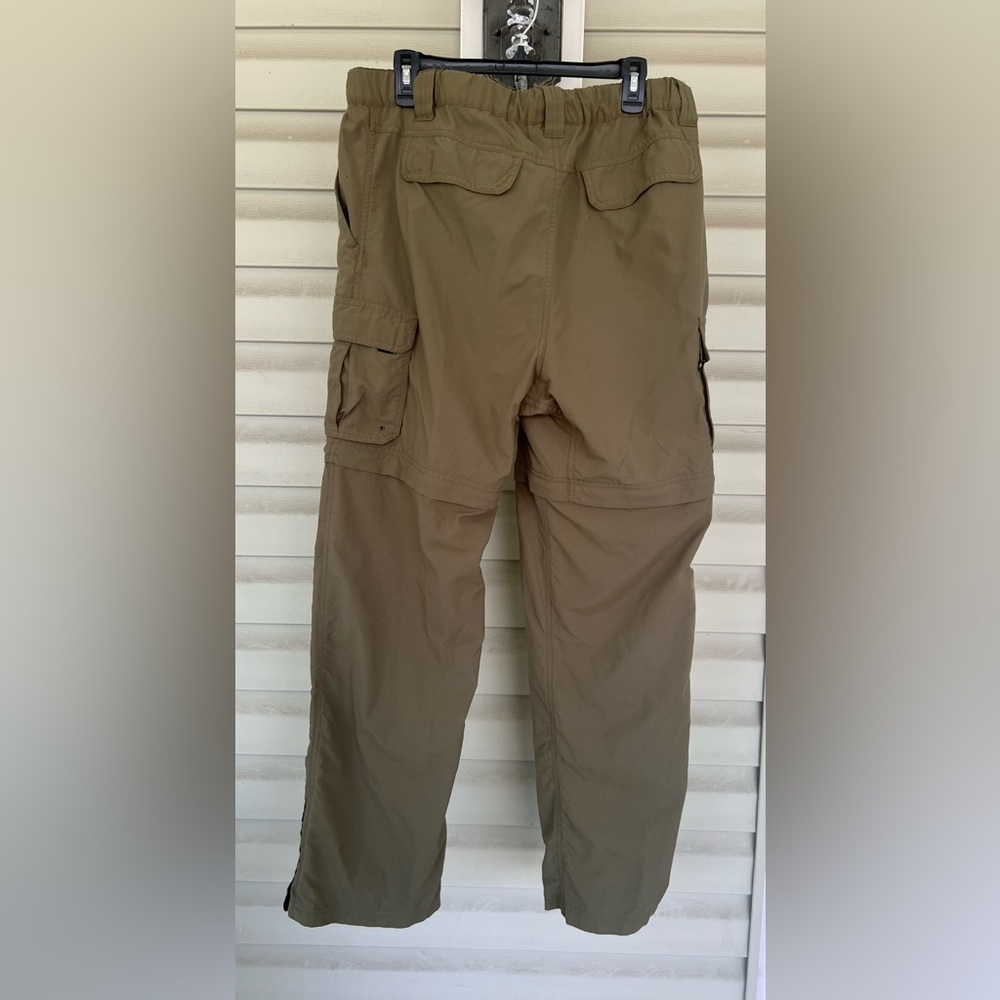 Boy Scouts Pants Med 34x33-measured Green Cargo Convertible Uniform Pant Utility - Picture 2 of 13